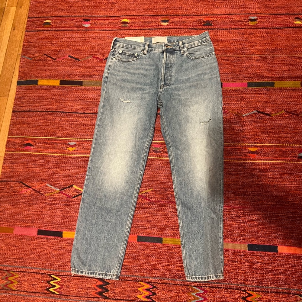 Everlane The Rigid Slouch Jean in Broken-in Blue - Sz 27